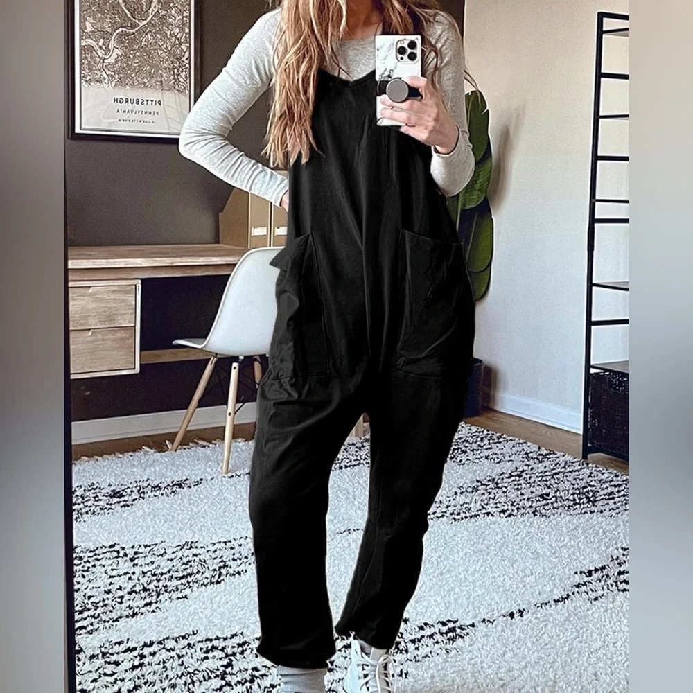 Black Women's Jumpsuit - Picture 4 of 6